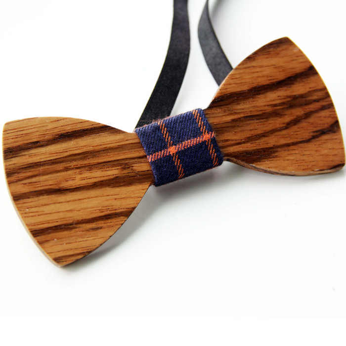 Men's Handmade Wood Bow Tie-003